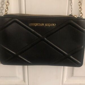 CHRISTIAN SIRIANO Black Leather Crossbody Bag